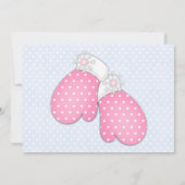 カスタムウィンターワンダーランド1歳 招待状 (裏面)