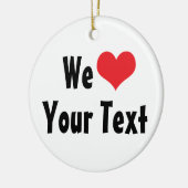 カスタムウィーラブオーナメント セラミックオーナメント (左)