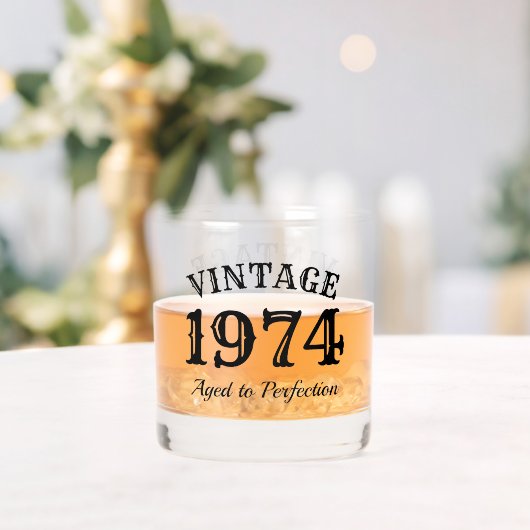 カスタムウイスキー飲みグラス50誕生日プレゼント ウイスキーグラス (インサイチュ (ウェディング))