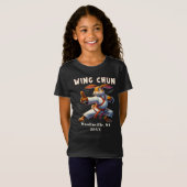 カスタムウイングチュン武術アーツロケーション名 Tシャツ (正面フル)