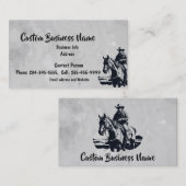 カスタムウェスタン・ホース・マン 名刺 (正面/裏面)