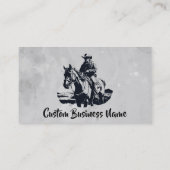 カスタムウェスタン・ホース・マン 名刺 (裏面)