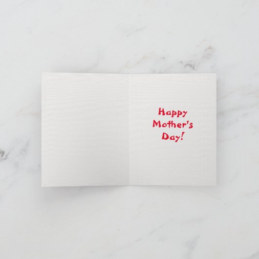 カスタムウェスティーママドッグ最高のド熱狂するグレディーデジタル カード (内部)