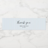 カスタムウェディングの名前ありがとう ペットボトルラベル (シングルラベル)