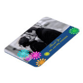 カスタムウェディングの好意ありがとうフォトマグネット マグネット (左側)