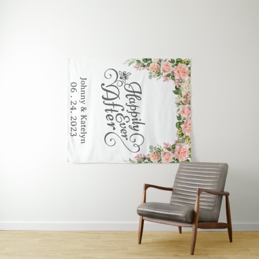 カスタムウェディングの背景を楽しく タペストリー (インサイチュ(横))