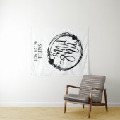 カスタムウェディングの背景 タペストリー (インサイチュ(横))