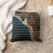 カスタムウェディングの誓いと写真 クッション (ブランケット)