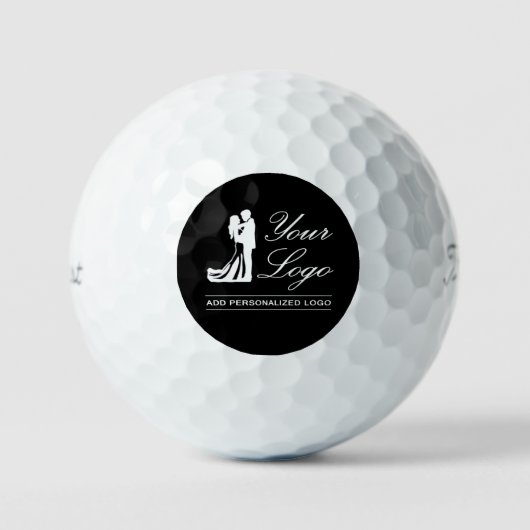 カスタムウェディングアイディアパーソナライズされたフォトデザイン ゴルフボール (正面)