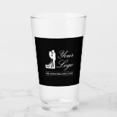 カスタムウェディングアイディアパーソナライズされたフォトデザイン タンブラーグラス (正面)