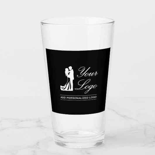 カスタムウェディングアイディアパーソナライズされたフォトデザイン タンブラーグラス (正面)