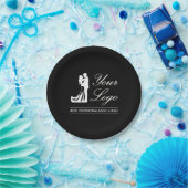 カスタムウェディングアイディアパーソナライズされたフォトデザイン ペーパープレート (パーティー)