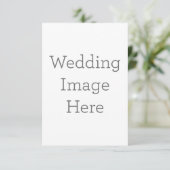 8.9cm x 12.7cmフラットサンキューカード (スタンド正面)