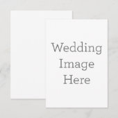 8.9cm x 12.7cmフラットサンキューカード (正面/裏面)