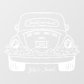 カスタムウェディングウィンドウの固定 ウィンドウサイン (シート)