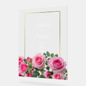 カスタムウェディングウェルカムアクリルサイン アクリルサイン (傾斜)