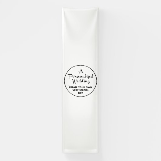 カスタムウェディングウェルカムサイン10'x2.5'ビニールバナー 横断幕 (縦)