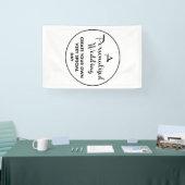 カスタムウェディングウェルカムサイン4' x 2.5'ビニールバナー 横断幕 (トレードショー)