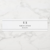 カスタムウェディングウェルカムブライダルシャワーパーティーの好意 ペットボトルラベル (シングルラベル)