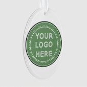 カスタムウェディングエレガント、アニバーサリーギフト オーナメント (正面)