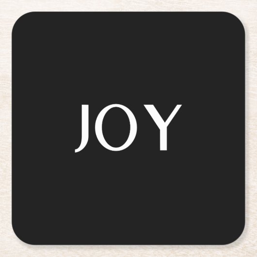 カスタムウェディングエレガント、アニバーサリーギフト スクエアペーパーコースター (正面)