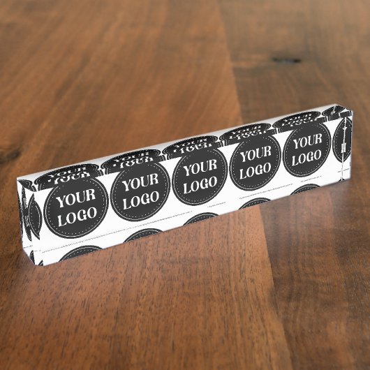 カスタムウェディングエレガント、アニバーサリーギフト デスクネームプレート (側面)