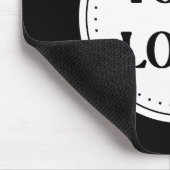 カスタムウェディングエレガント、アニバーサリーギフト マウスパッド (コーナー)