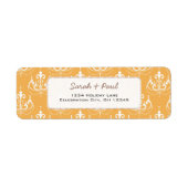 カスタムウェディングカラーシャンデリア ラベル (正面)