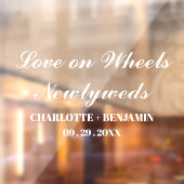 カスタムウェディングカーで注目を集める ウィンドウサイン (シート2)