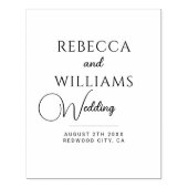 カスタムウェディングクラフト ラバースタンプ (インプリント)