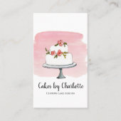 カスタムウェディングケーキベーカリー名刺 名刺 (正面)