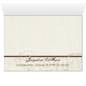 カスタムウェディングケーキモダンドットストライプ渦巻き (内部横(下))