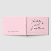 カスタムウェディングゲストブックゲパーソナライズされたストブック ゲストブック (全面)