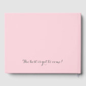 カスタムウェディングゲストブックゲパーソナライズされたストブック ゲストブック (裏面)