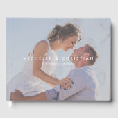 カスタムウェディングゲストブック(写真あり) ゲストブック (正面)