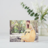 カスタムウェディングサンキューフォトカード ポストカード (スタンド正面)