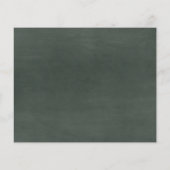 カスタムウェディングシンボルや象徴シャルボードパープルミントフローラ (裏面)