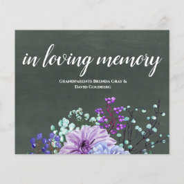 カスタムウェディングシンボルや象徴シャルボードパープルミントフローラ