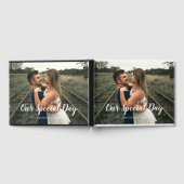 カスタムウェディングデイフォトゲストブック ゲストブック (全面)