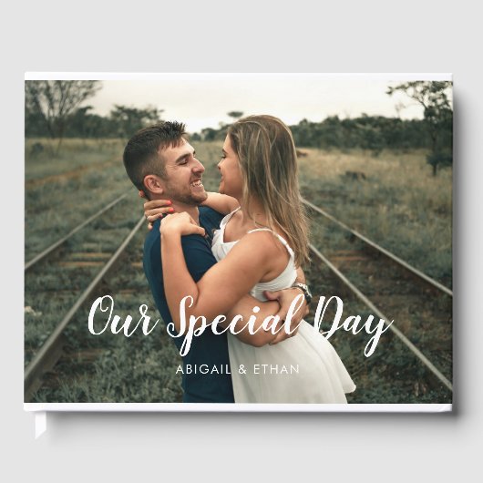 カスタムウェディングデイフォトゲストブック ゲストブック (正面)