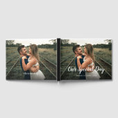 カスタムウェディングデイフォトゲストブック ゲストブック (全面)