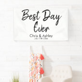 カスタムウェディングデコ最高のーで披露宴 横断幕 (インサイチュ)