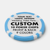 カスタムウェディングトークンカジノトランプのポーカーチップ， 9色 ポーカーチップ (シングル)