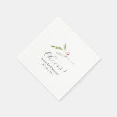 カスタムウェディングナプキンスシンプル植物学 スタンダードカクテルナプキン (角)