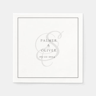 カスタムウェディングナプキン スタンダードカクテルナプキン