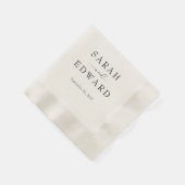 カスタムウェディングナプキン 縁ありカクテルナプキン (角)