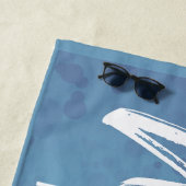 カスタムウェディングハートビーチタオル ビーチタオル (インサイチュ)