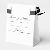 カスタムウェディングパーティーのお気に入り抱き枕 フェイバーボックス (裏面サイド)