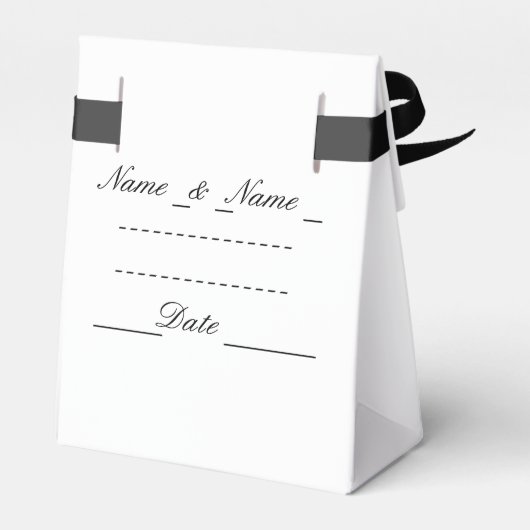 カスタムウェディングパーティーのお気に入り抱き枕 フェイバーボックス (裏面サイド)