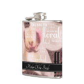 カスタムウェディングパーティーバラ金ゴールドマザーオブザブライド フラスク (左)